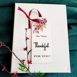 6" Wooden Gift Tags, Handmade Sticker Tags